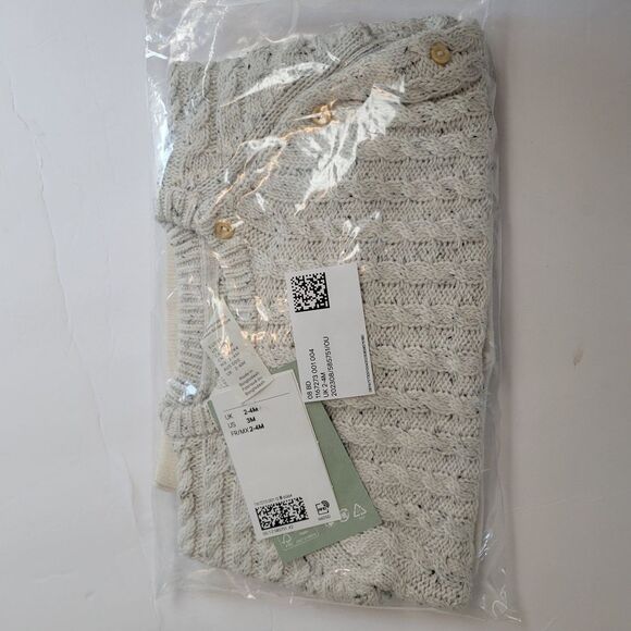 H&M NWT 2-PIECE‎ KNIT SET Size 3M Gender Neutral Cotton - Picture 3 of 5